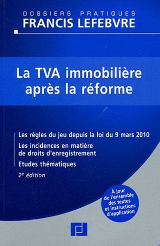 Tva Immobilière Après La Réforme