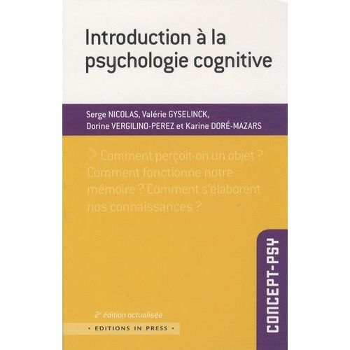 Introduction À La Psychologie Cognitive