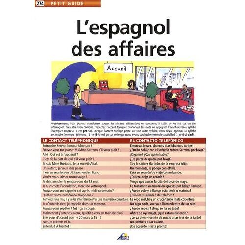 L'espagnol Des Affaires
