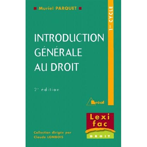 Introduction Générale Au Droit