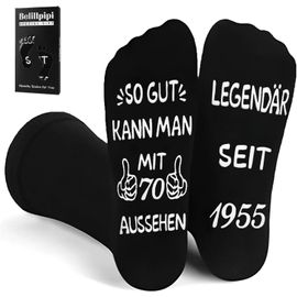 Kalanka-18 30 40 50 60 70 80 - Cadeau D'anniversaire Amusant Pour Homme - Chaussettes Antidérapantes - Idées Cadeaux