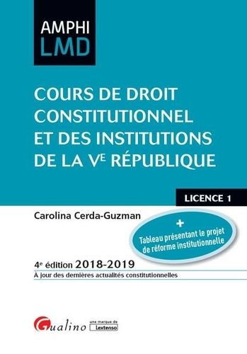 Cours De Droit Constitutionnel Et Institutions De La Ve République