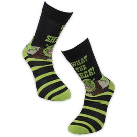 Kalanka-Shrek Chaussettes Mollet Pour Homme Taille 39-45, Multicolore, 6-11