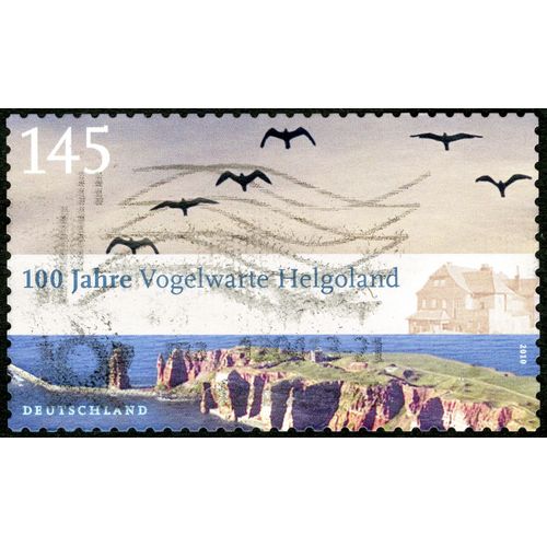 Timbre Oblitéré Deutschland, 100 Jahre Vogelwarte Helgoland, 2010, 145