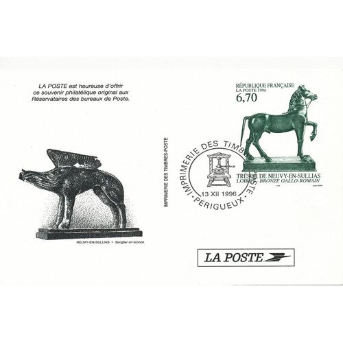 Souvenir Philatélique - Trésor De Neuvy En Sullias - 1996