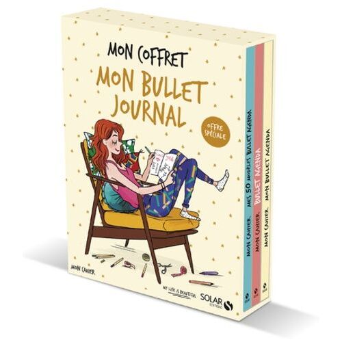 Mon Coffret Mon Bullet Agenda - Coffret En 3 Volumes : Mon Cahier Mes 50 Modèles Bullet Agenda - Mon Cahier Mon Bullet Agenda Le Carnet - Mon Cahier Bullet Agenda