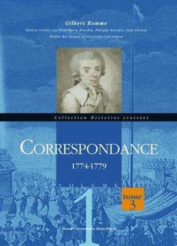 Correspondance - Tome 3, 1774-1779