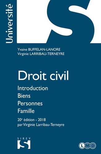 Droit Civil - Introduction, Biens, Personnes, Famille