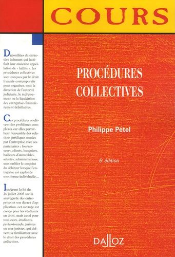 Procédures Collectives - Edition 2006