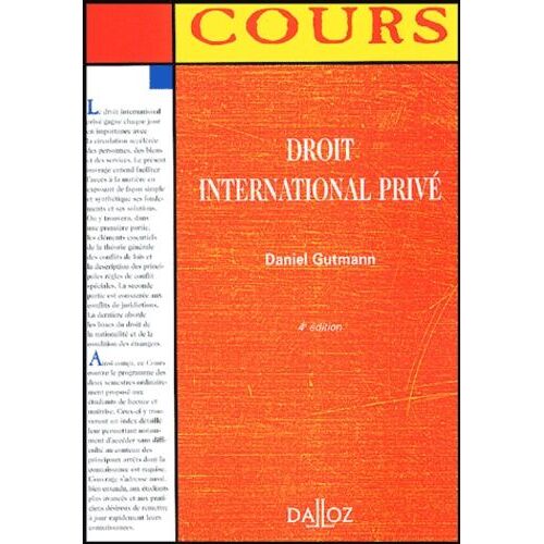 Droit International Privé