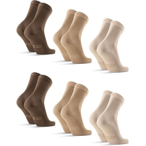 Kalanka-Chaussettes En Fibre De Bambou, Ultra Douces & Respirantes, Homme Femme, 6 Paires - 43-47