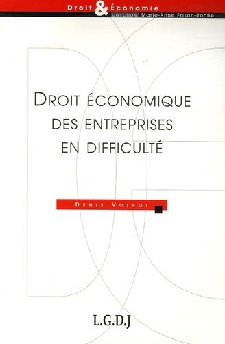 Droit Économique Des Entreprises En Difficulté