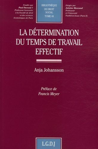 La Détermination Du Temps De Travail Effectif