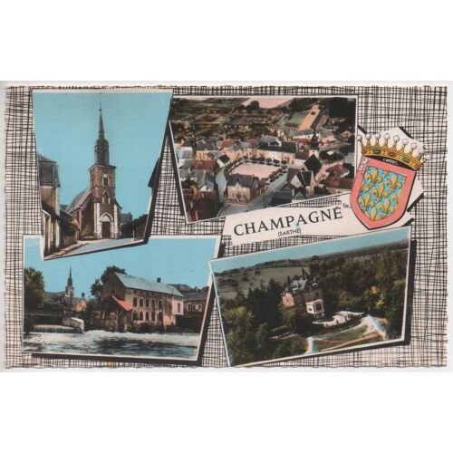 Champagné (Sarthe) - Carte Postale Ancienne Multivues
