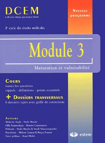 Module 3 - Maturation Et Vulnérabilité