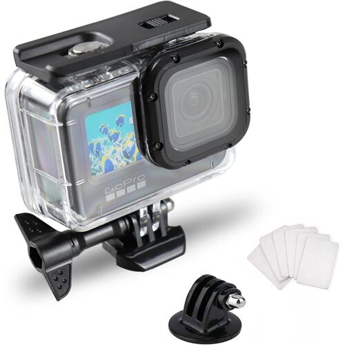 SJZG-Étui Étanche Pour Gopro Hero 13 12 11 10 9 Accessoires De Plongée Sous-Marine 50 M Coque De Protection Pour Caméra D'Action Go Pro Hero12 Avec Support Accessoires