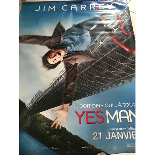 Yes Man - Jim Carrey - Peyton Reed - Bradley Cooper - Affiche De Cinema Plastifiée Roulée 190x146 Cm - 2008