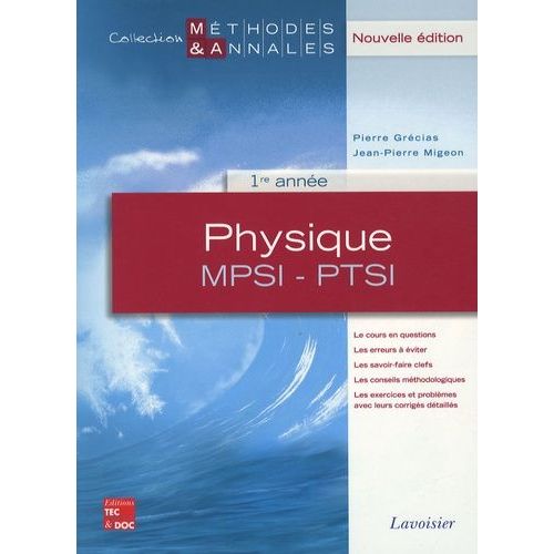 Physique Mpsi-Ptsi 1re Année