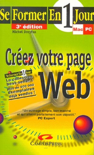 Creez Votre Page Web - 3ème Édition Mac Et Pc