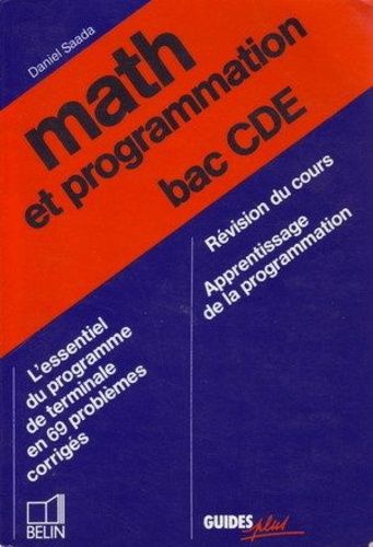 Math Et Programmation - Bac C, D, E