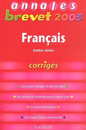 Français Toutes Séries - Corrigés