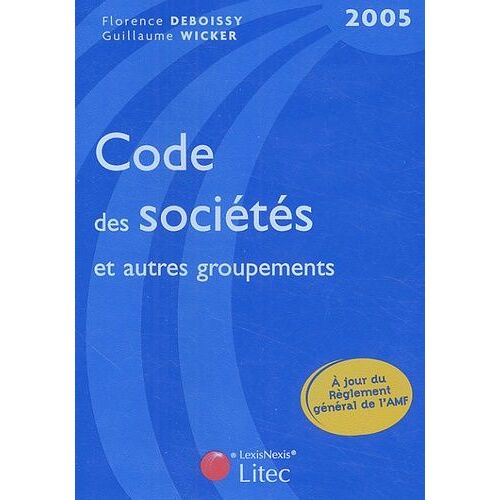 Code Des Sociétés Et Autres Groupements 2005