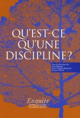 Qu'est-Ce Qu'une Discipline ?
