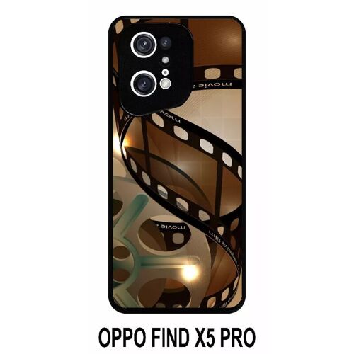 Coque oppo find x5 pro - cinema film - silicone - noir