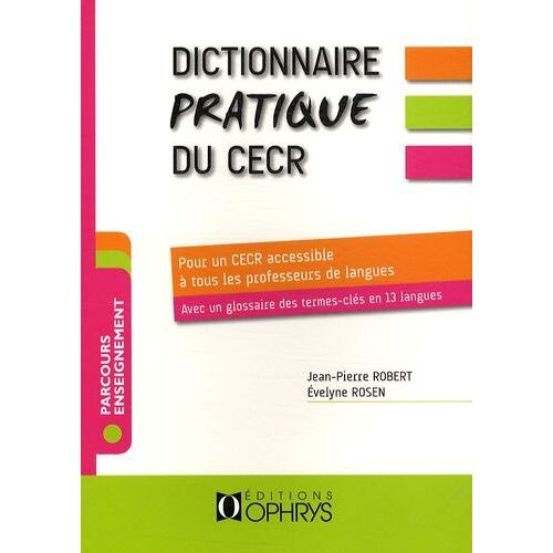 Dictionnaire Pratique Du Cecr