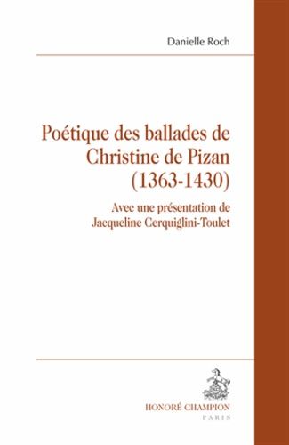 Poétique Des Ballades De Christine De Pizan