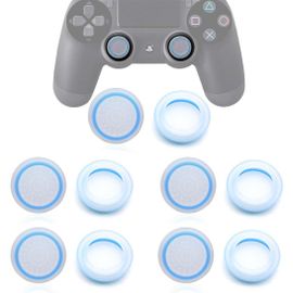 10 pcs Thumb-Stick Ensemble Accessoires Capuchons pour Poignées de Manette pour PS5 PS4 Attaches Protection Manette de Jeu