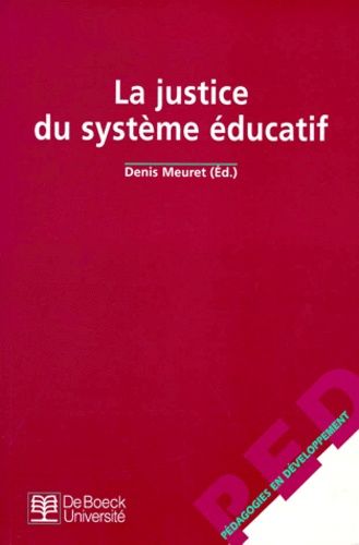 La Justice Du Système Éducatif