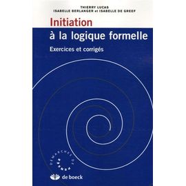Initiation À La Logique Formelle