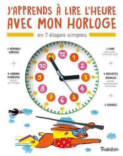 J'apprends À Lire L'heure Avec Mon Horloge