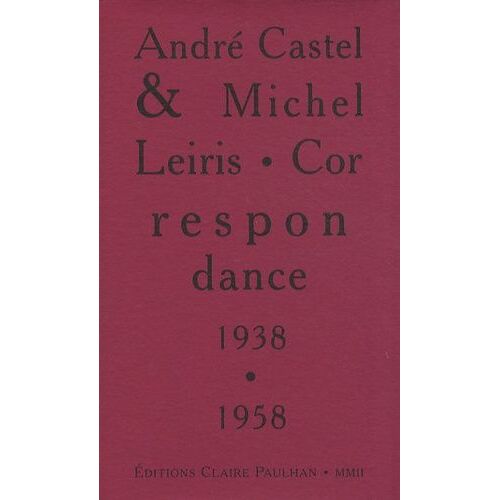 Correspondance 1938-1958