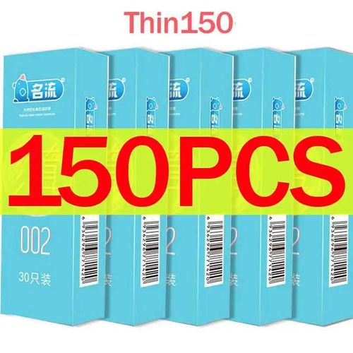 Manchon De Pénis En Latex De Caoutchouc Naturel Pour Hommes,Placage Liu,Super Ultra-Mince,Bonne Qualité Du Sexe,30 Pièces.Ultra Thin 150pcs.