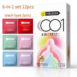 36/12/10 Pièces Homme Pénis Coq Manchon Latex Naturel Lubrifié Préservatifs Homme Ultra Mince Jouets Sexuels Préservatifs Pour Hommes Produits Sexuels Condones.6-In-1 Set 12pcs