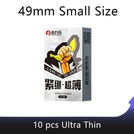 Préservatifs À Gros Points Pour Hommes,Taille 49mm,Slim Fit,Orgasme,Latex,Petite Taille,Mince 001,Manchon Pour Pénis,Jouets Sexuels,Boutique De Produits.10pcs Ultra Thin.