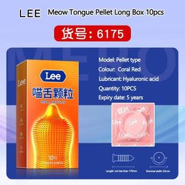 Préservatif Ultra Fin À Pénétration D'acide Hyaluronique,Manchons De Pénis Pour Hommes,Manchon En Latex De Caoutchouc Naturel Lubrifié,Jouets Sexuels,10 Pièces.G.