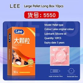 Préservatif Ultra Fin À Pénétration D'acide Hyaluronique,Manchons De Pénis Pour Hommes,Manchon En Latex De Caoutchouc Naturel Lubrifié,Jouets Sexuels,10 Pièces.F.