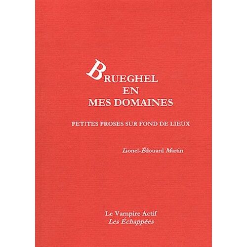 Brueghel En Mes Domaines - Petites Proses Sur Fond De Lieux