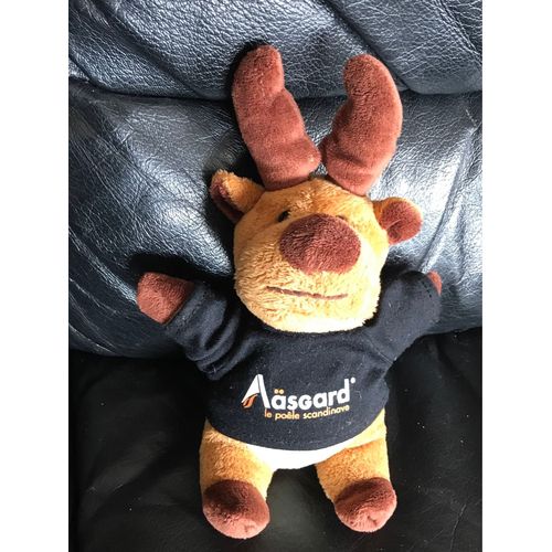 Doudou Peluche Cerf Marron Et Beige Asgard Le Poêle Scandinave 20cm