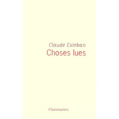 Choses Lues