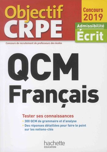 Qcm Français - Admissibilité Ecrit