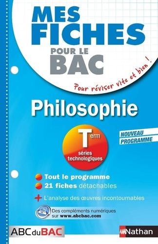 Philosophie Tle Séries Technologiques