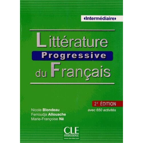 Littérature Progressive Du Français Intermédiaire - (1 Cd Audio Mp3)