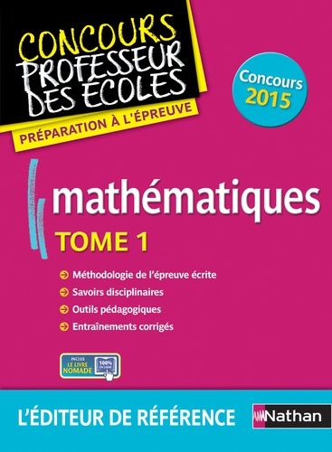 Mathématiques - Tome 1 - Edition 2015