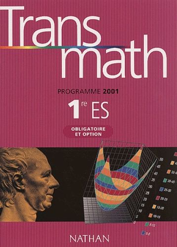 Transmath 1re Es Obligatoire Et Option