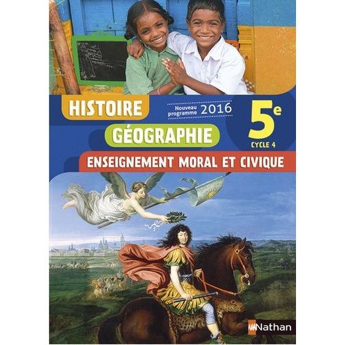 Histoire Géographie Enseignement Moral Et Civique 5e Cycle 4 - Livre De L'élève
