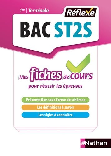 Sciences Et Techniques Sanitaires Et Sociales 1re Et Tle Bac St2s - Fiches - Edition 2018